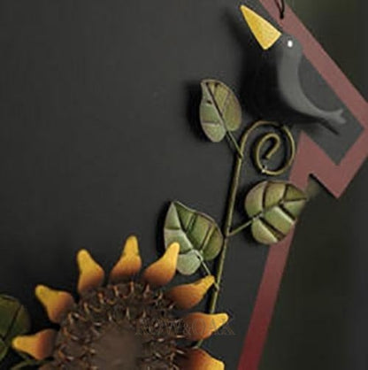 Chalkboard with Sunflower Detail - Row & Oak