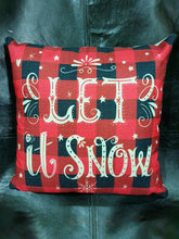 Load image into Gallery viewer, Christmas Cushions Let It Snow