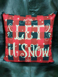 Christmas Cushions Let It Snow