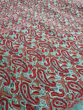 Load image into Gallery viewer, Crimson Paisleys Tablecloth