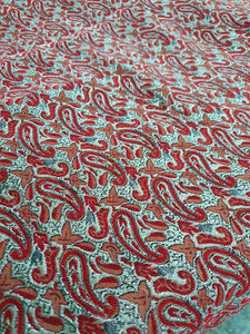 Crimson Paisleys Tablecloth