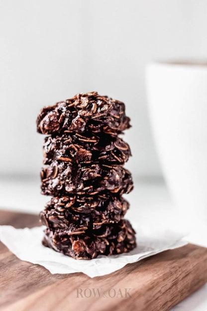 Dark Chocolate Oatmeal Peanut Butter Cookies