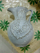 Load image into Gallery viewer, Distressed French Farmhouse Pitcher In Lavender