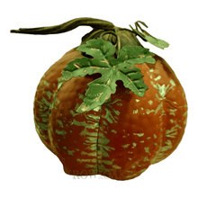 Load image into Gallery viewer, Distressed Metal Pumpkin - Rust Tone