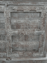 Load image into Gallery viewer, Distressed Wooden Cabinet/console - Grey