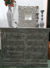 Load image into Gallery viewer, Distressed Wooden Cabinet/console - Grey