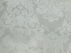 Dove Grey Jacquard Tablecloth + Napkins