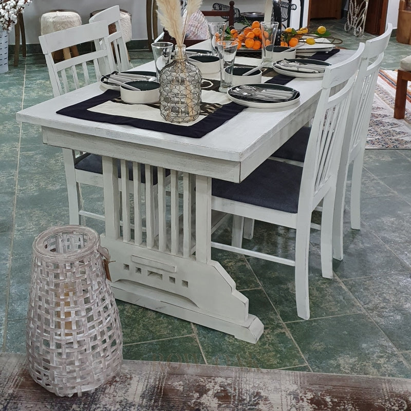 Farmhouse Tables In Distressed Cream