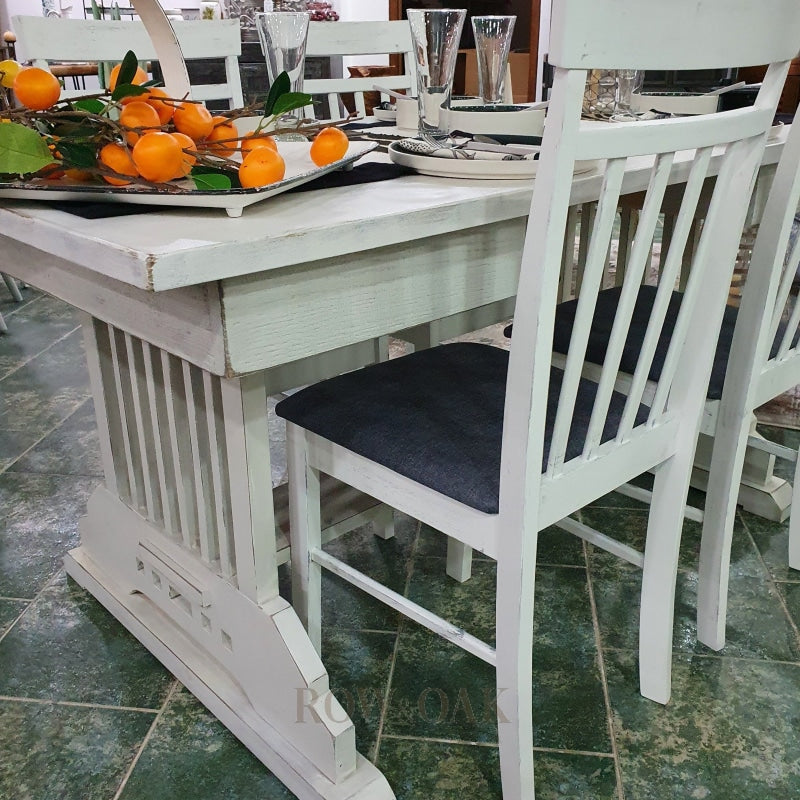 Farmhouse Tables In Distressed Cream