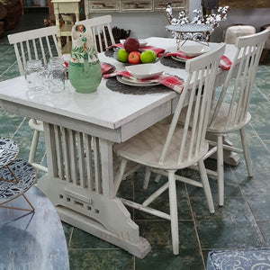 Farmhouse Tables In Distressed Cream