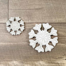 Load image into Gallery viewer, Fleur De Lis Snowflakes - Set Of 2