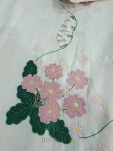 Floral Applique Syrian Tablecloth