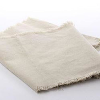 Fringed-Edge Linen Table Runner - Row & Oak