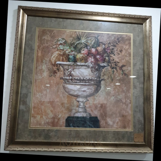 Fruit Fresco In Distressed Urn Artwork