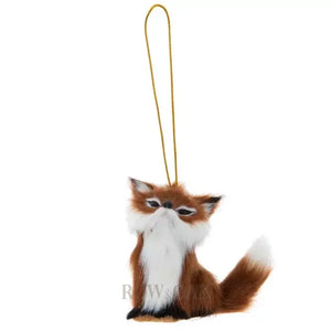 Furry Fox Ornament