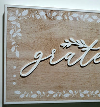 Load image into Gallery viewer, Grateful Wooden Sign