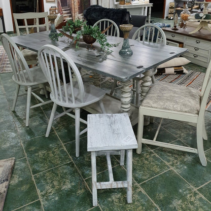 Grey Wooden Farmhouse Table / Console