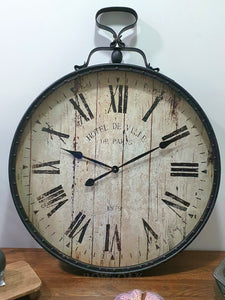 Huge Pocket Watch Style Wall Clock