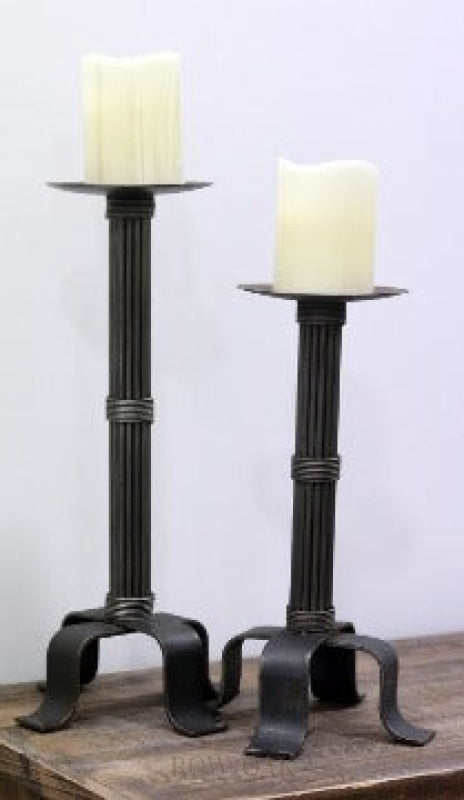 Iron Candle Holders - Set Of 3