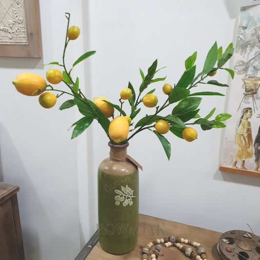 Italian Olive Oil Vase