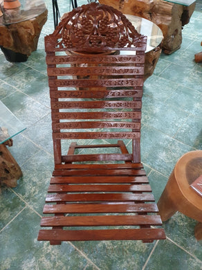 Kashmiri Walnut Carved Chair