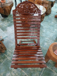 Kashmiri Walnut Carved Chair