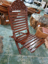 Load image into Gallery viewer, Kashmiri Walnut Carved Chair