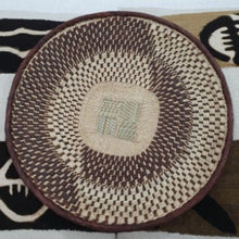 Load image into Gallery viewer, Kenyan Handwoven Tonga Wall Baskets - Natural No 8 42Cm