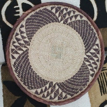 Load image into Gallery viewer, Kenyan Handwoven Tonga Wall Baskets - Natural No 10 34Cm