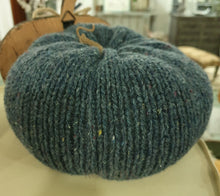 Load image into Gallery viewer, Knit Pumpkins Dark Blue