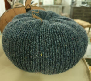 Knit Pumpkins Dark Blue