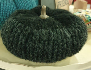 Knit Pumpkins Two-Tone Dark Grey