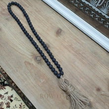 Load image into Gallery viewer, Loop of Black Lava Beads - 12mm - Row &amp; Oak