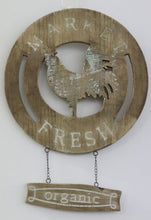 Load image into Gallery viewer, Market Fresh Circular Wood Sign