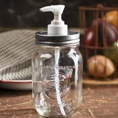 Mason Jar Soap Dispenser - Row & Oak