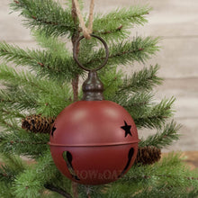 Load image into Gallery viewer, Metal Jingle Bell Deep Red