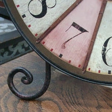 Load image into Gallery viewer, Multi-Colored Victorian Metal Clock - Row &amp; Oak
