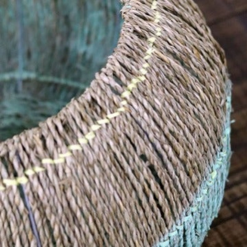 Natural Rope Basket with Handles - Row & Oak