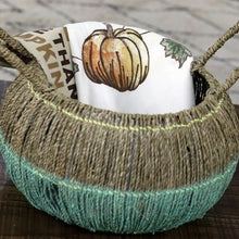 Load image into Gallery viewer, Natural Rope Basket with Handles - Row &amp; Oak