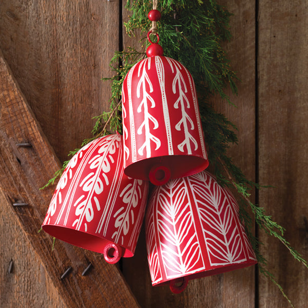 Nordic Red Holiday Bells