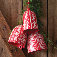 Load image into Gallery viewer, Nordic Red Holiday Bells