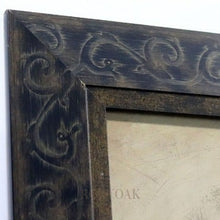 Load image into Gallery viewer, Peacock Urn Painting In Dark Wood Frame