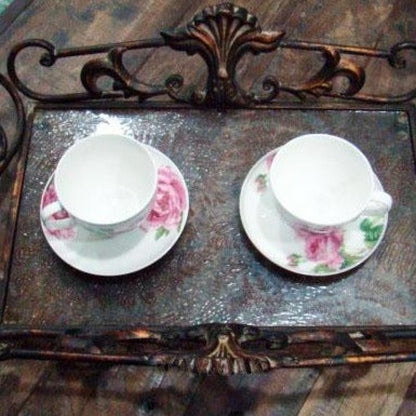 Pfaltzgraff Peony Cup & Saucer Fine China