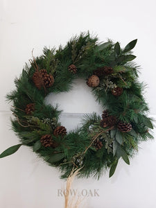 Pine Boughs & Cones Wreath