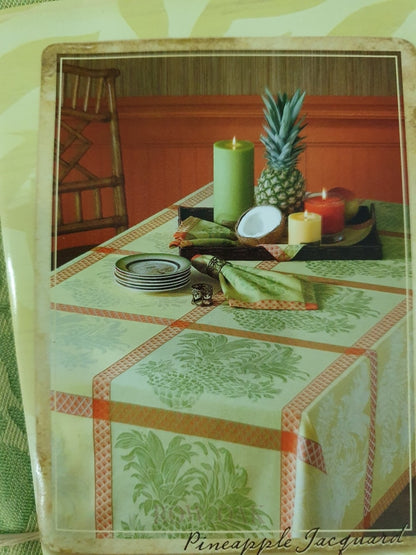 Pineapple Jacquard Tablecloth