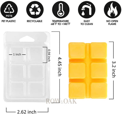 Plastic Six-Pack Candle Melt Mold - Pack Of 10