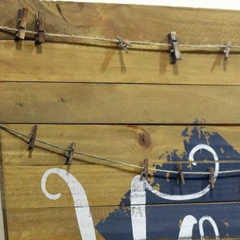 Re-Purposed Wood Photo Hanger