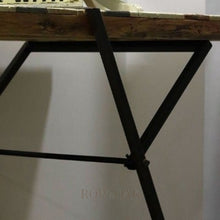 Load image into Gallery viewer, Reclaimed Wood 2-Tier Display Table / Island