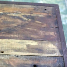 Load image into Gallery viewer, Reclaimed Wood And Iron Square Folding Coffee Table