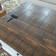 Load image into Gallery viewer, Repurposed Walnut Brown Wooden Coffee Table